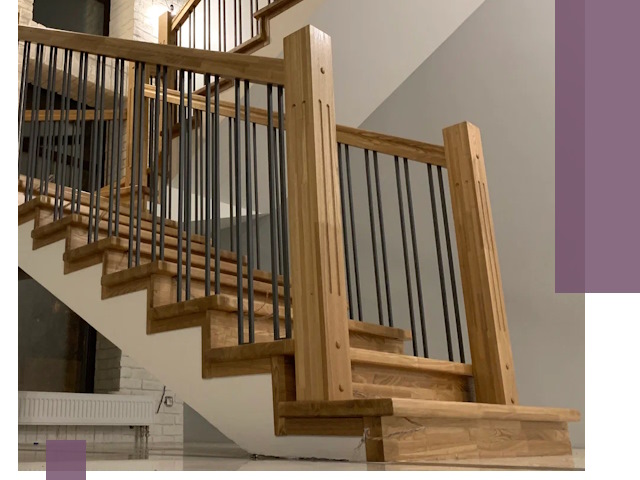 Реставрация деревянных и металлических лестниц в Магнитогорске