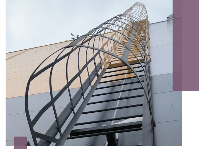 Изготовление и монтаж пожарных лестниц в Магнитогорске профессионально