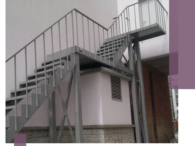 Монтаж пожарных лестниц под ключ в Магнитогорске с гарантией качества