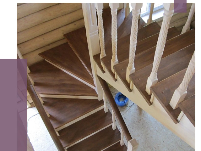 Реставрация деревянных лестниц в Магнитогорске от 4345 руб.