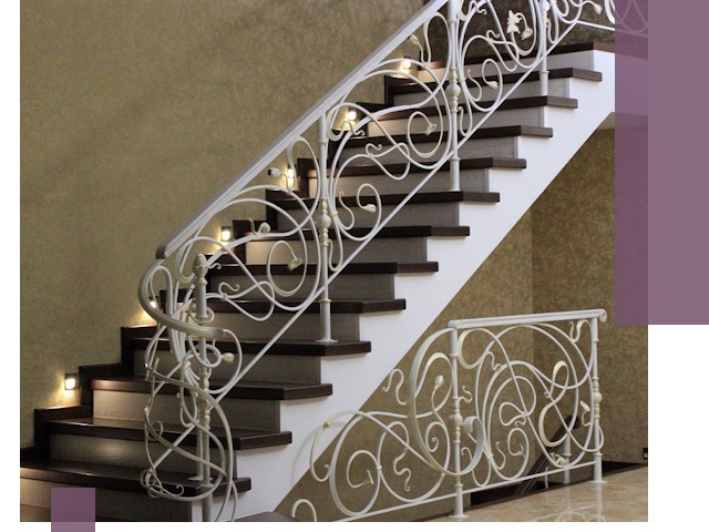Кованые лестницы под ключ в Магнитогорске — изготовление и монтаж