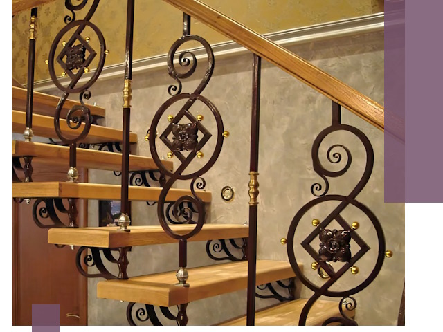 Изготовление кованых лестниц под ключ в Магнитогорске