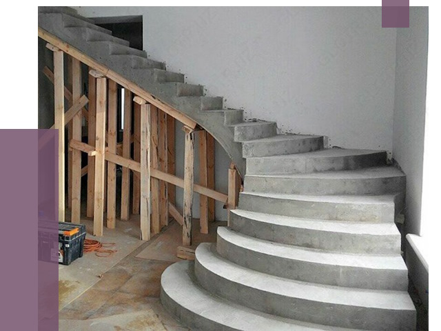 Изготовление бетонных лестниц под ключ в Магнитогорске от 20173 руб. | ПРОЛЁТ-Мгн