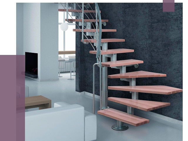 Модульные лестницы в Магнитогорске от 17069 руб. — купить в ПРОЛЁТ-Мгн