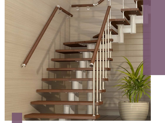 Изготовление модульных лестниц под ключ в Магнитогорске