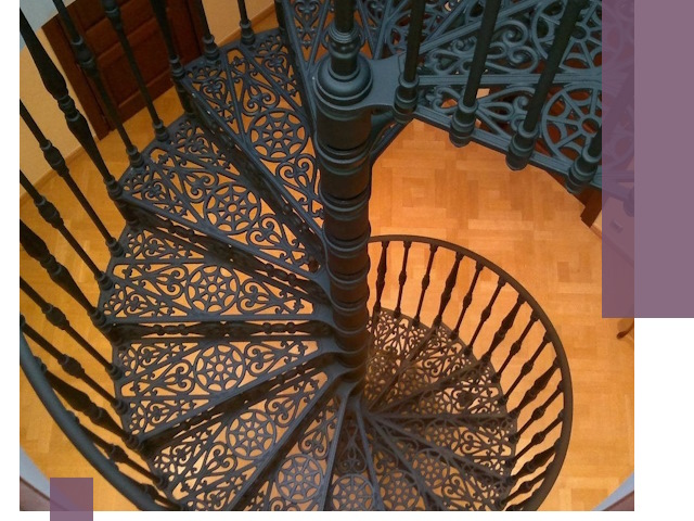 Винтовые лестницы под ключ в Магнитогорске: производство и монтаж