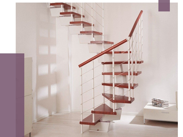 Изготовление лестниц на больцах в Магнитогорске от 9828 руб. | ПРОЛЁТ-Мгн