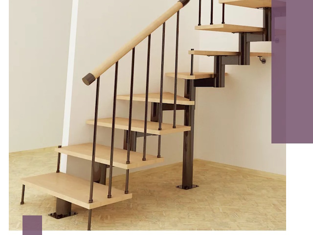 Монтаж лестниц на больцах в Магнитогорске — быстро и надежно