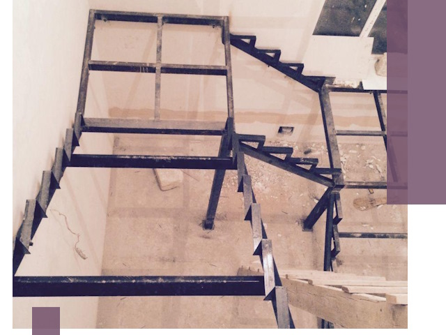 Монтаж лестниц на металлокаркасе в Магнитогорске быстро и качественно