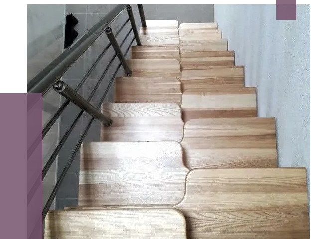 Лестницы гусиный шаг в Магнитогорске от 13190 руб. под ключ | ПРОЛЁТ-Мгн