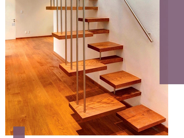 Лестницы «гусиный шаг» на заказ в Магнитогорске для узких пространств