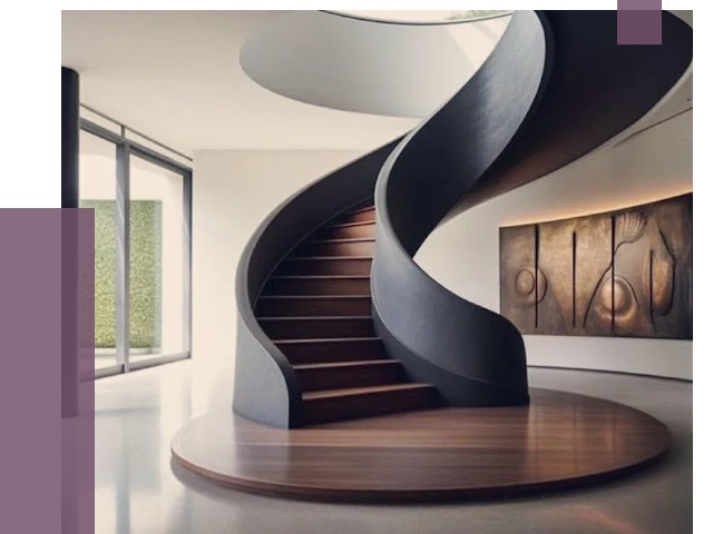 Элитные лестницы под заказ в Магнитогорске от 191383 руб. — ПРОЛЁТ-Мгн