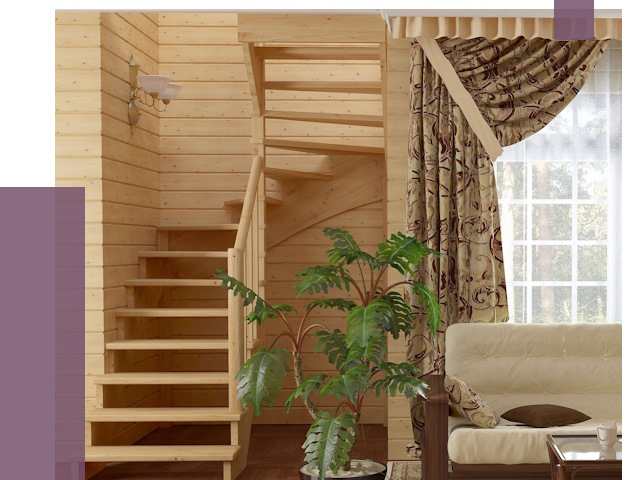 Лестницы для дачи в Магнитогорске от 76812 руб.  | ПРОЛЁТ-Мгн