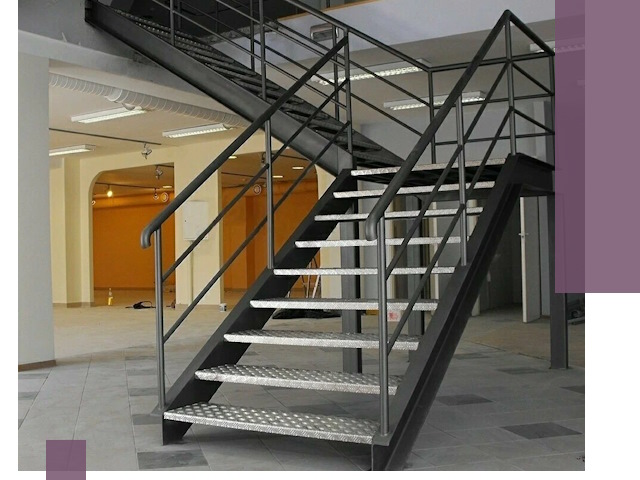 Лестницы для офиса в Магнитогорске: изготовление, монтаж, демонтаж