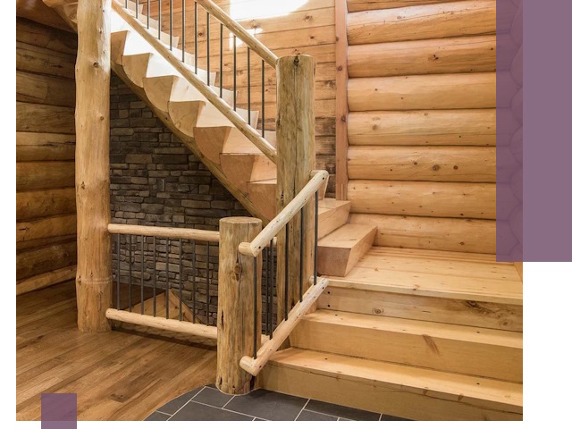 Лестницы в баню под заказ и профессиональный монтаж в Магнитогорске