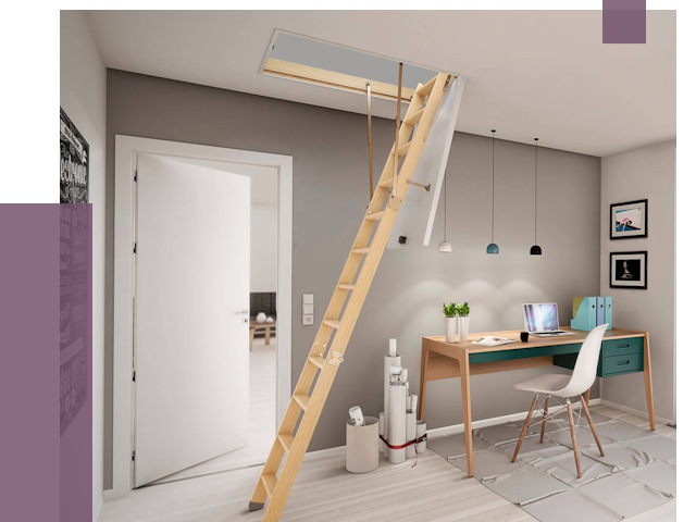 Чердачные лестницы в Магнитогорске — от 14742 руб. | ПРОЛЁТ-Мгн