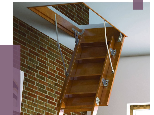 Установка чердачной лестницы в Магнитогорске от 7914 руб. | ПРОЛЁТ-Мгн