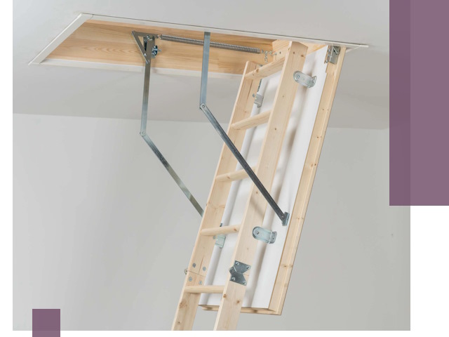 Установка чердачной лестницы под ключ в Магнитогорске