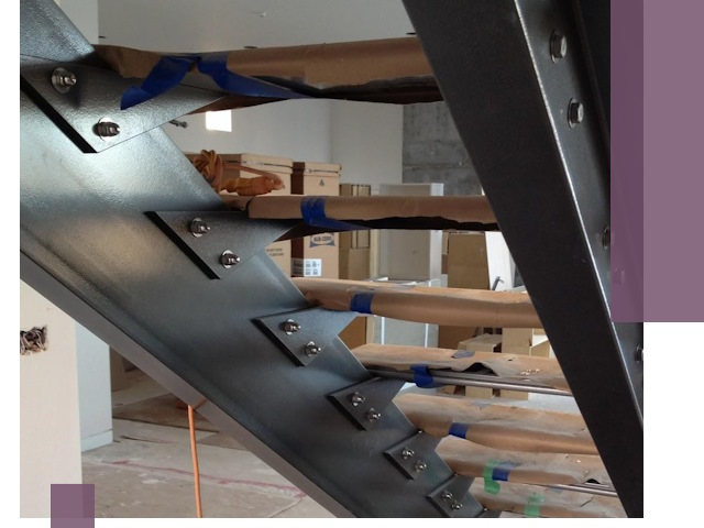 Усиление лестничных конструкций и усиление опор в Магнитогорске