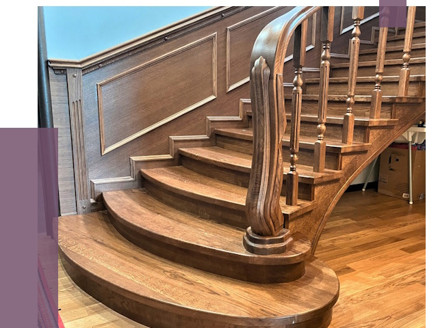 Дубовые лестницы под ключ в Магнитогорске от 178451 руб. — ПРОЛЁТ-Мгн