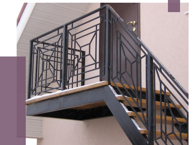 Металлические перила в Магнитогорске от 4345 руб.  | ПРОЛЁТ-Мгн