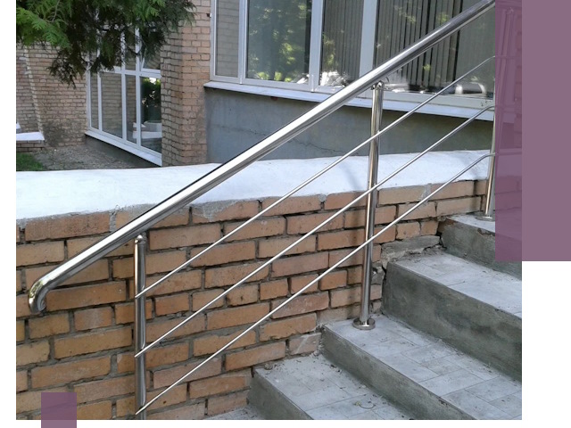Перила из нержавеющей стали высокого качества в Магнитогорске