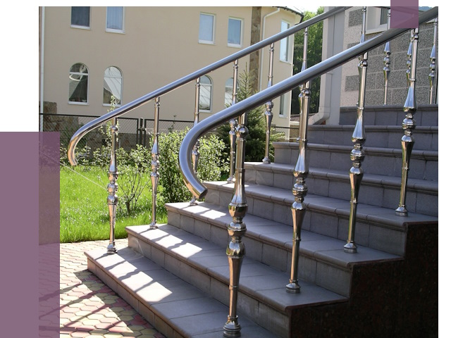 Перила для крыльца в Магнитогорске от 10862 руб. — монтаж ПРОЛЁТ-Мгн