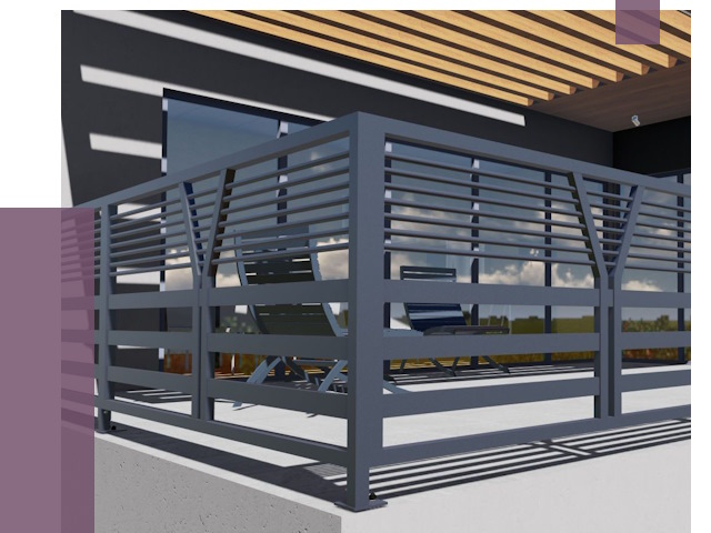 Изготовление балконных ограждений в Магнитогорске от 10862 руб. | ПРОЛЁТ-Мгн