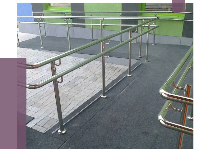 Ограждения пандусов в Магнитогорске от 4397 руб. монтаж | ПРОЛЁТ-Мгн