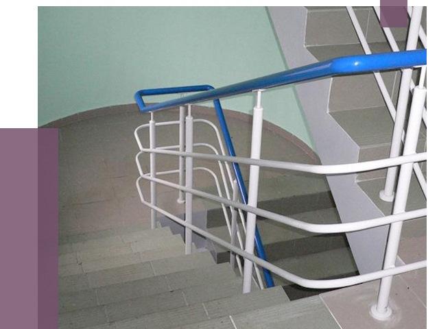 Перила в подъезде в Магнитогорске — установка и замена от 7500 руб. | ПРОЛЁТ-Мгн