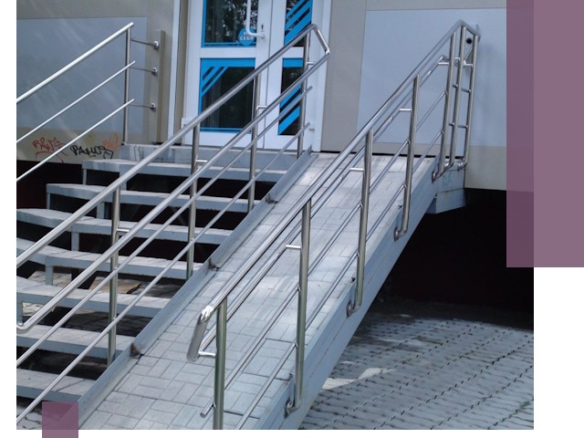 Пандус на крыльцо под ключ в Магнитогорске: монтаж и изготовление