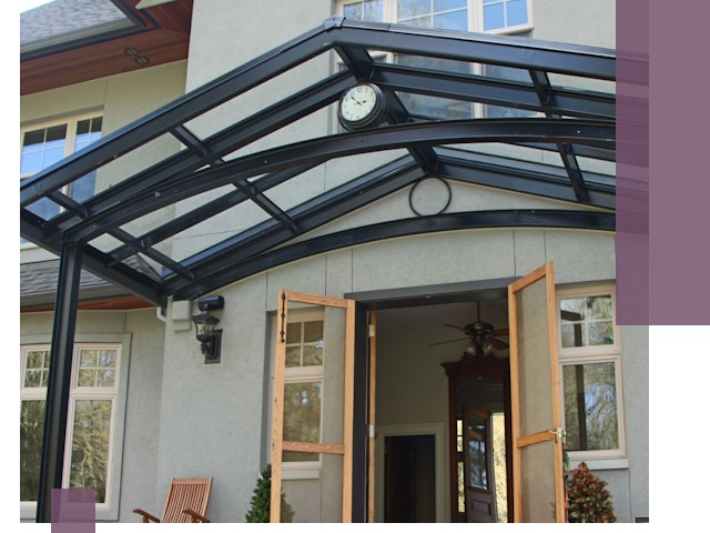 Изготовление и монтаж навесов и козырьков в Магнитогорске