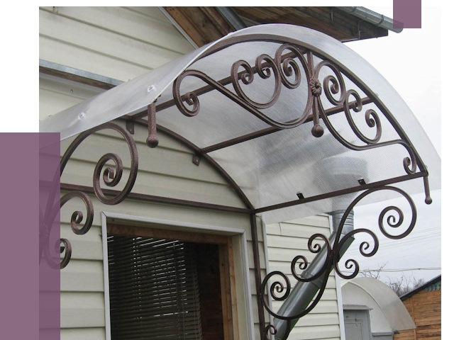 Изготовление козырьков в Магнитогорске от 7448 руб. — заказать | ПРОЛЁТ-Мгн