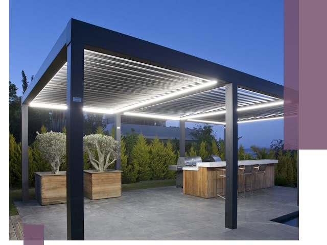 Навесы отдельно стоящие под ключ в Магнитогорске из металла и поликарбоната