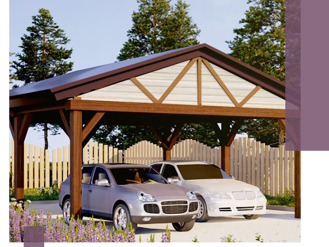 Навесы для автомобиля в Магнитогорске — изготовление и монтаж