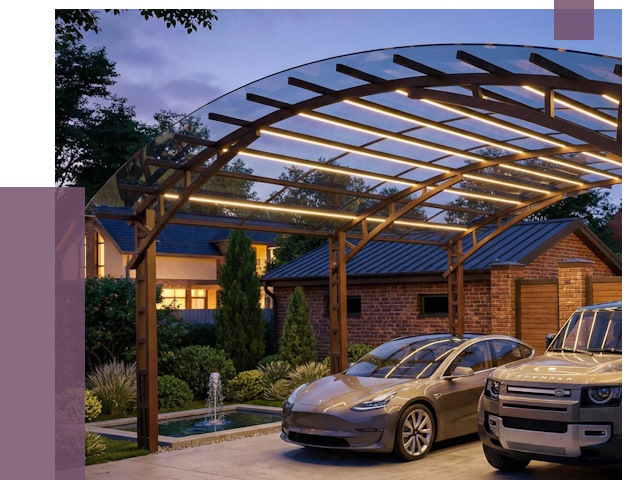 Металлические навесы в Магнитогорске от 12828 руб. под ключ — ПРОЛЁТ-Мгн