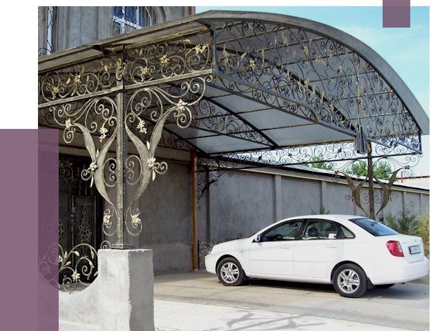 Кованые навесы в Магнитогорске от 14742 руб. | ПРОЛЁТ-Мгн