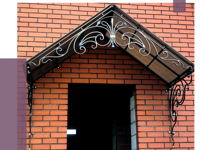 Металлические козырьки в Магнитогорске от 10811 руб. 