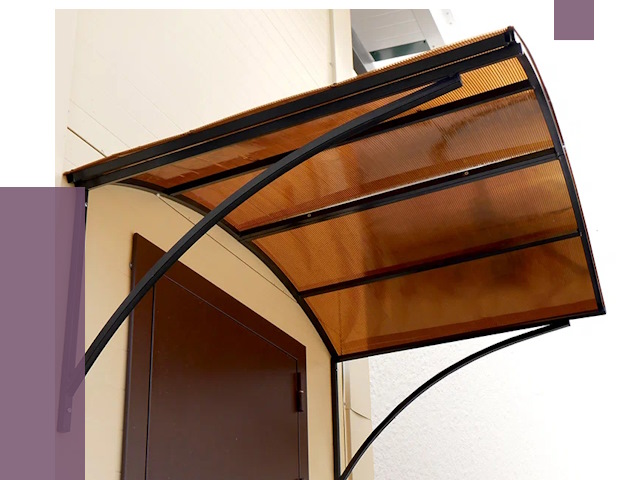 Недорогие козырьки в Магнитогорске от 7676 руб.  | ПРОЛЁТ-Мгн