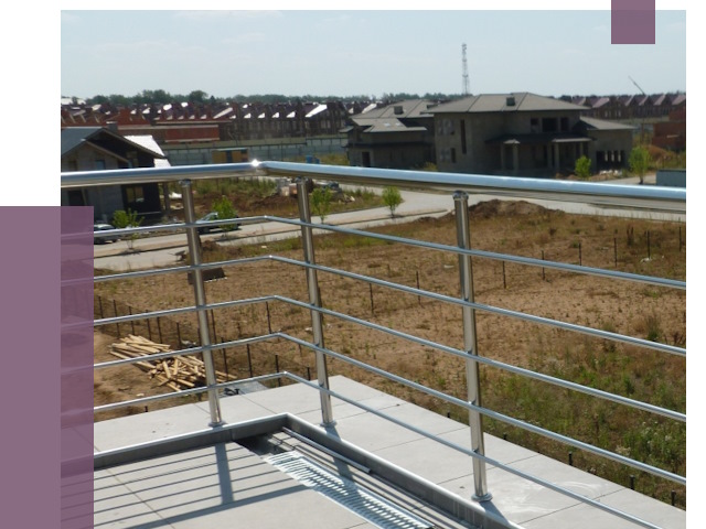 Парапеты из нержавеющей стали в Магнитогорске от 8069 руб. за м² | ПРОЛЁТ-Мгн