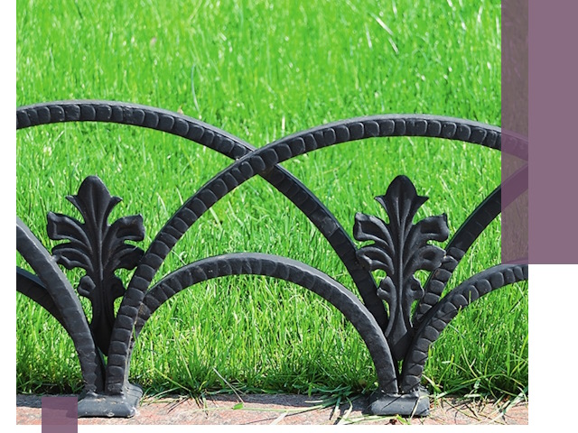 Декоративные металлические бордюры под ключ в Магнитогорске