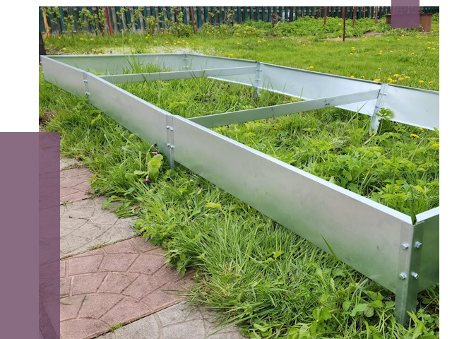 Металлические бордюры для грядок в Магнитогорске от 1810 руб.