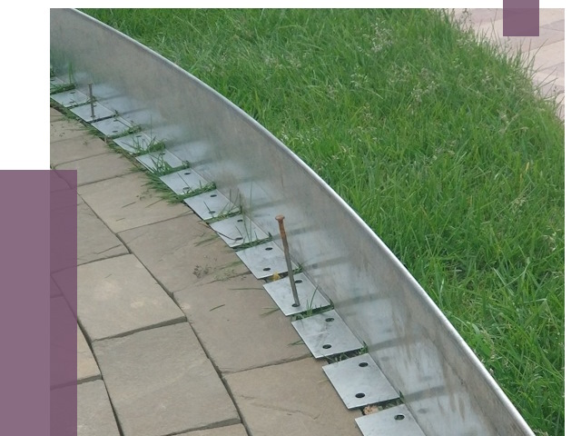 Металлические бордюры для тротуаров в Магнитогорске от 8793 руб.