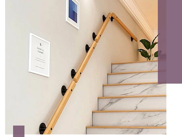 Поручни металлические и деревянные под ключ в Магнитогорске