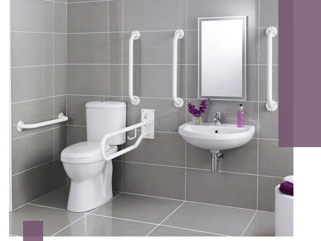 Поручни для санузлов в Магнитогорске: установка, ремонт и монтаж